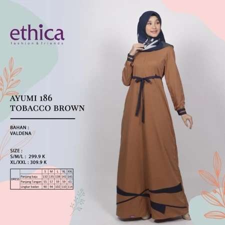ETHICA GAMIS DEWASA  AYUMI 186 T.BROWN
