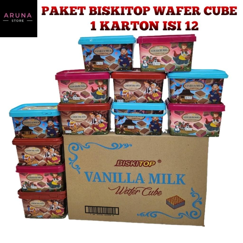 

PAKET BISKITOP WAFER CUBE 1 DUS ISI 12 TIMBA