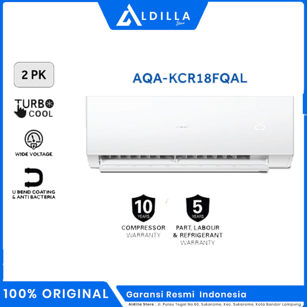 AC AQUA 2PK 18fqal Garansi resmi