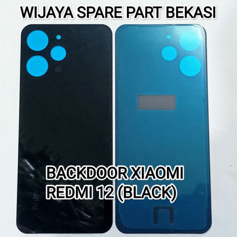 BACKDOOR XIAOMI REDMI 12 (BLACK)