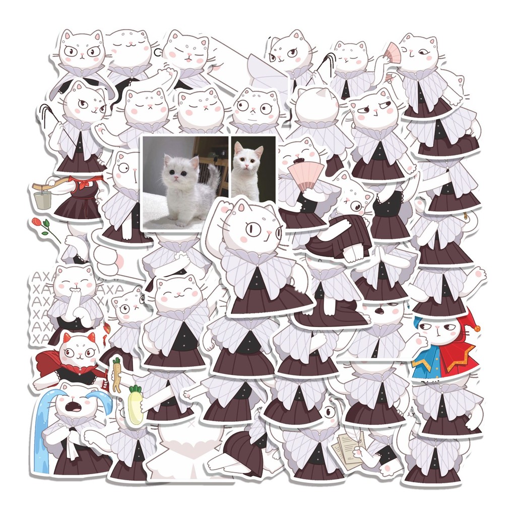 

COD 50 Pcs Stiker BRANCHATA Lucu Anti Air Untuk Dekorasi Notebook Sepeda Skateboard Handphone