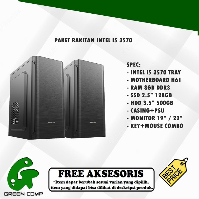 PAKET RAKITAN I5 3570 GEN 3