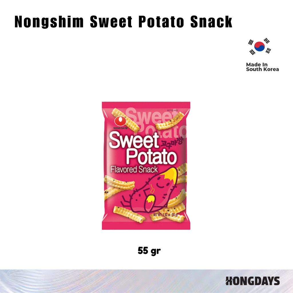 

Nongshim Sweet Potato 55g - Snack Ubi Jalar Made In Korea - HONGDAYS