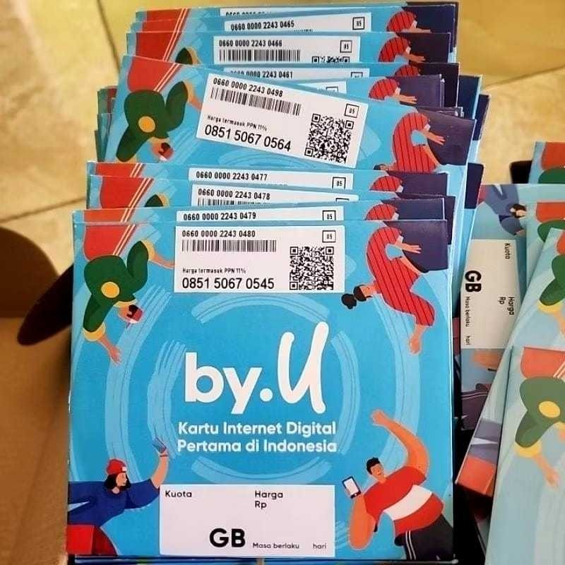 Kartu Perdana KUOTA 3GB By.U Masa Aktif selamanya By Telkomsel