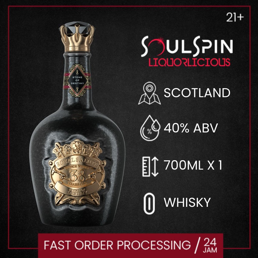 

Chivas Regal Royal Salute 38 Year Old Stone of Destiny Blended Scotch Whisky 700ml