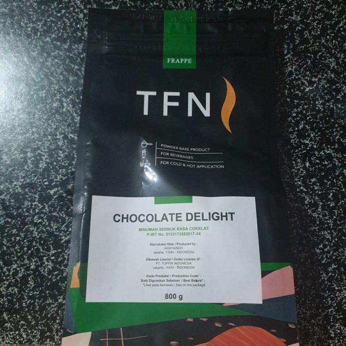 

Toffin Frappe Chocolate Delight 800gr Premium
