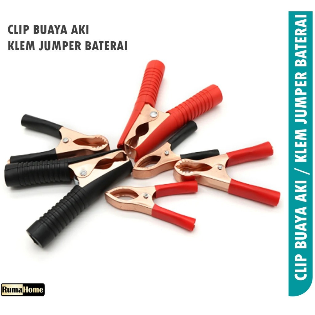 PROMO Jepitan Jepit Penjepit AKI ACCU Capit Aki Clips SET mobil motor Jepit Aki accu Jepit Buaya/Ali