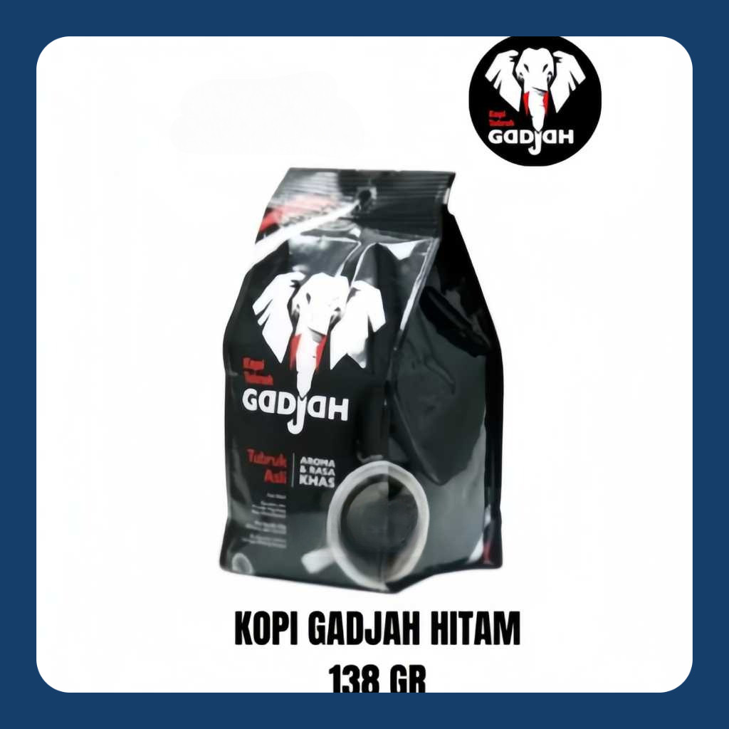 

KOPI GADJAH TUBRUK HITAM 138gr PROMO !!!