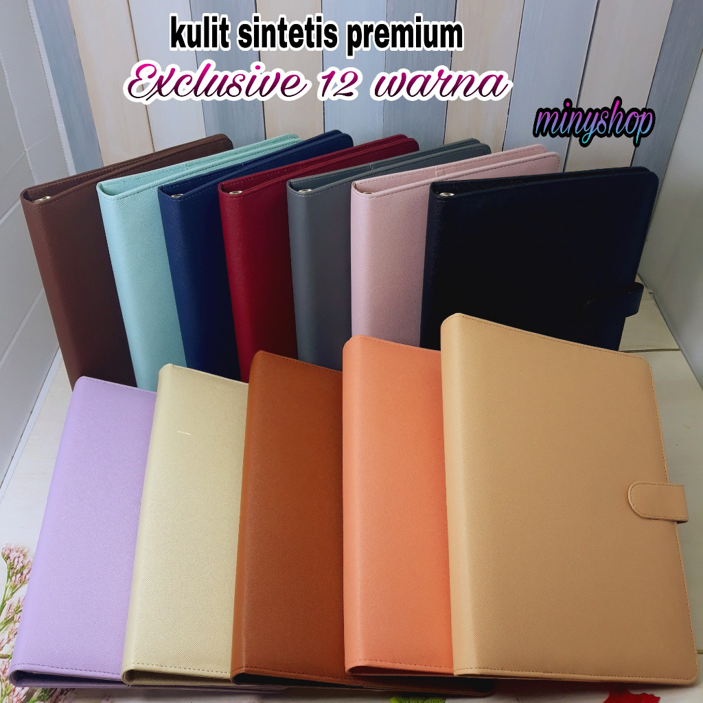 

PROMO HARI INI Binder Polos Exclusive B5 26 Ring 12 Warna Pilihan Buku Agenda Kuliah Kantor Bahan Kulit Termurah