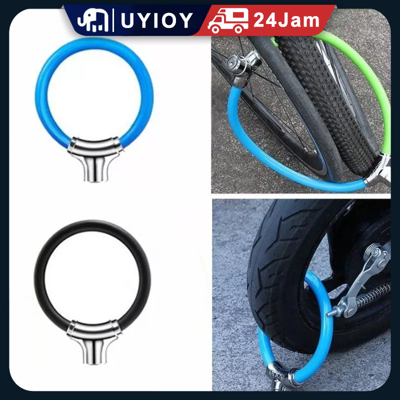 Kunci Cincin Sepeda Anti Maling /Kunci Rantai Sepeda Tahan Air /Kunci Sepeda Gunung Anti Geser  / se