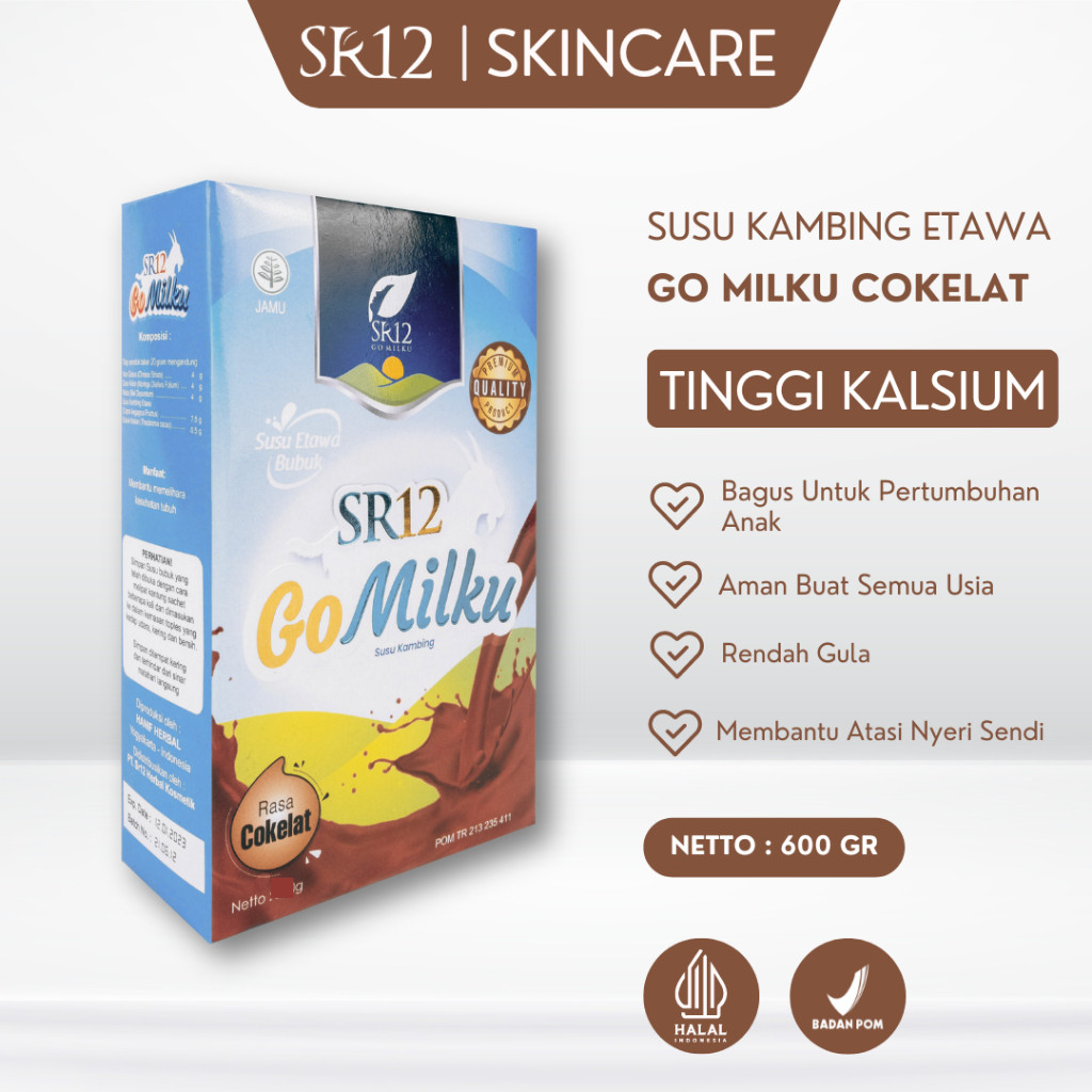 

Susu Etawa Cokelat GoMilku SR12 600gr – Atasi Sesak Nafas & Jaga Daya Tahan Tubuh