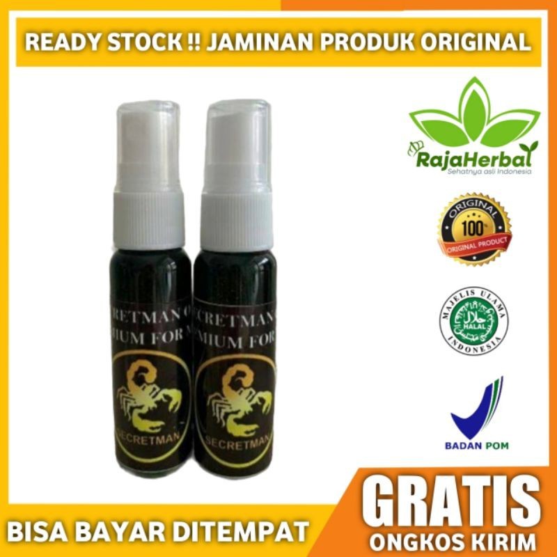 SECRETMAN OIL ORIGINAL HERBAL OLES PEMBESAR ALAT VITAL PRIA ALAMI