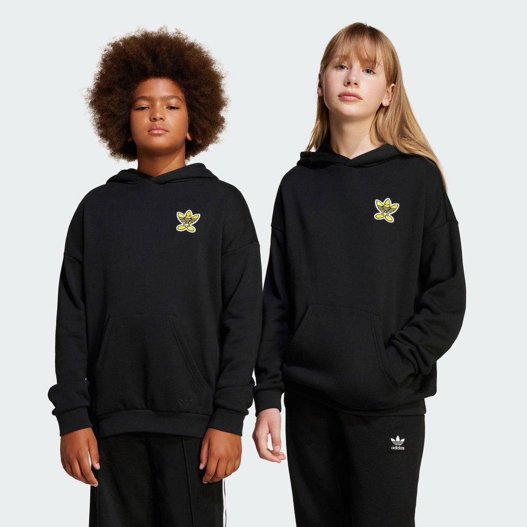 adidas Lifestyle adidas Originals x Smiley World Hoodie Kids Unisex Black JD0428