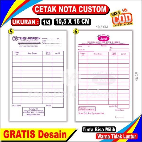 

AHHA NOTA BON KWITANSI INVOICE PAKAI CACA DESAIN BISA REQUEST