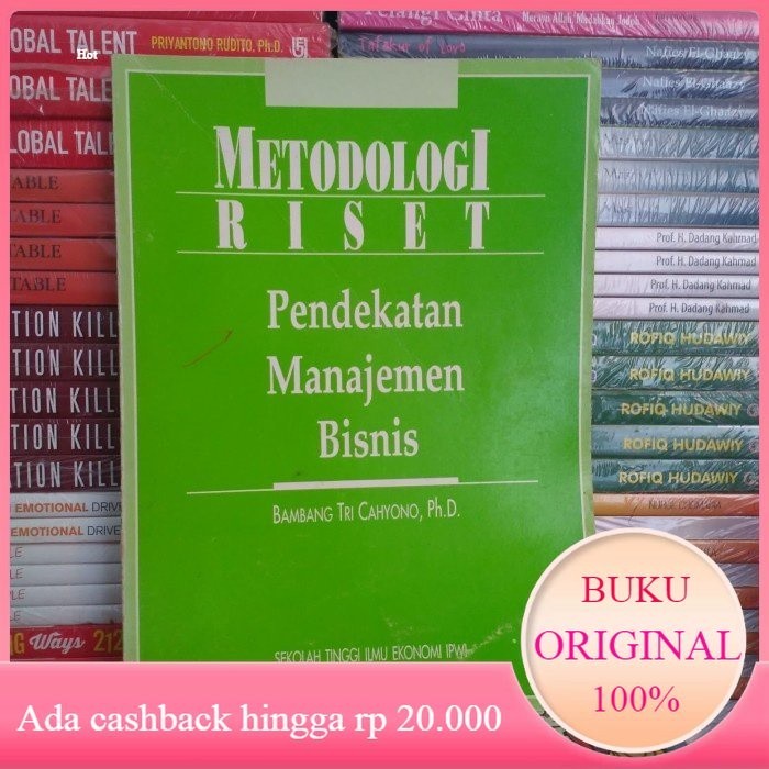Buku METODOLOGI RISET Pendekatan Manajemen Bisnis Bambang Tri Cahyono Bekas