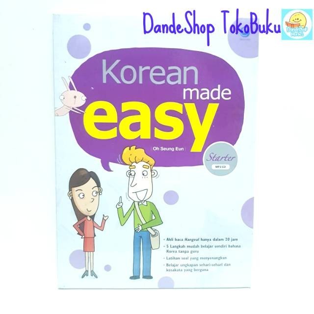 Korean Made Easy Starter + BONUS MP3 CD - Buku Belajar Bahasa Korea by Seung Eun