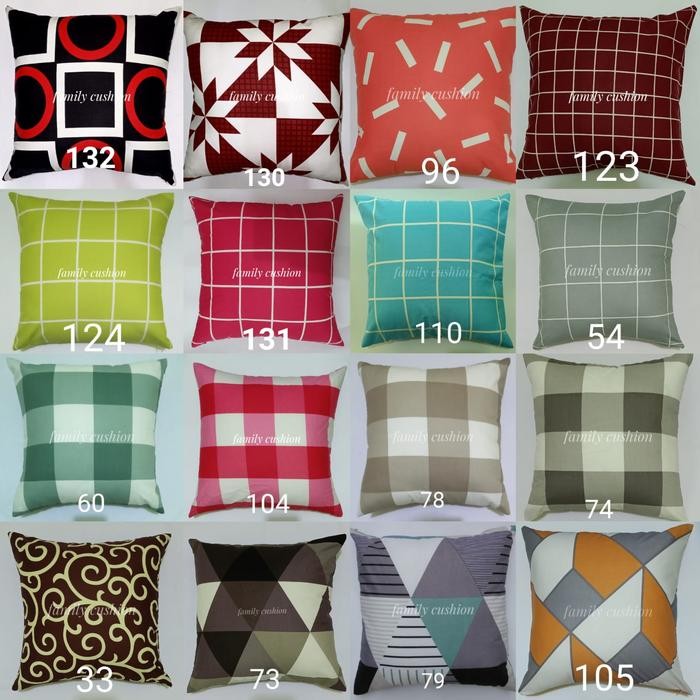 sarung bantal sofa 60x60