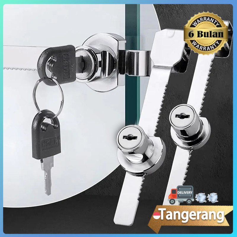 Kunci Pintu Sleding / Kunci Pintu Kaca / Kunci Lemari Sliding / Konci Etalase Kaca Geser