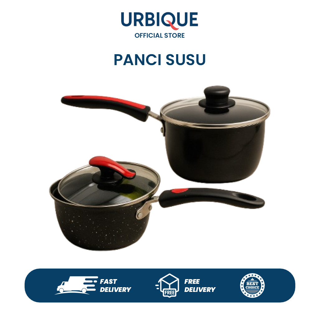 Panci Kuah Sup Enamel 20 cm Sauce Pan Anti Lengket Panci Tumis Panci Goreng