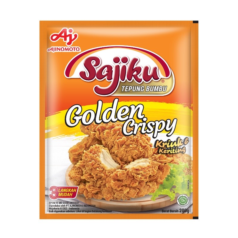 

Sajiku Tepung Golden Crispy 200 gr
