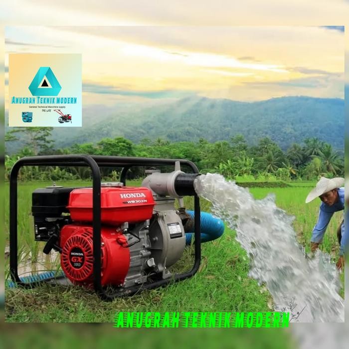 Pompa air alkon HONDA WB30 XN 3inchi original honda