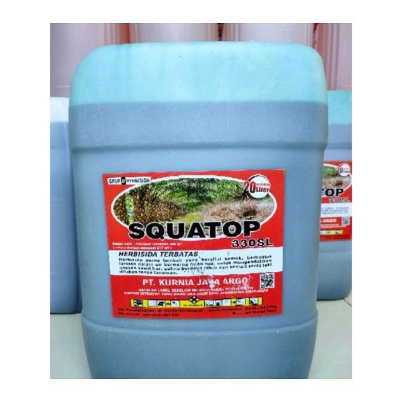 Herbisida Squatop 330 SL 20LITER Paraquat 330 SL Obat Rumput Kontak SQUATOP