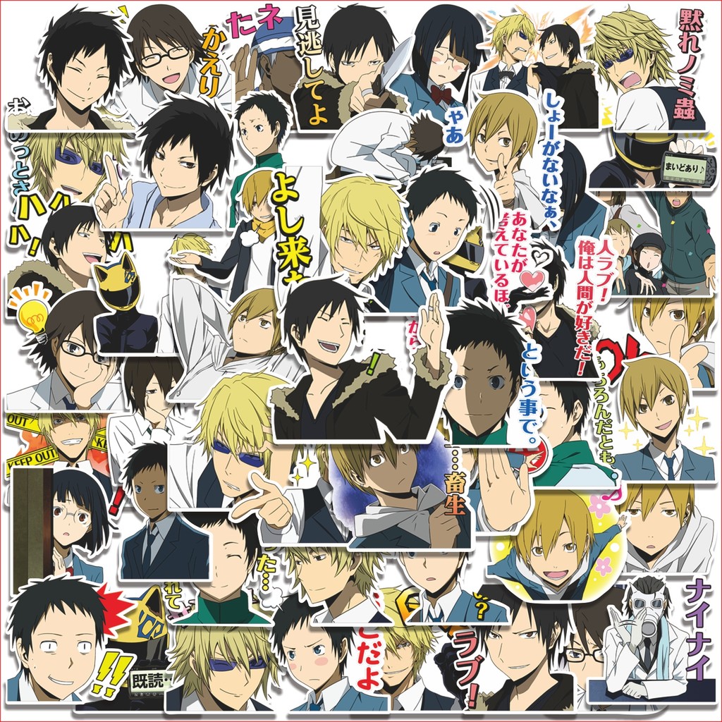 

COD 50 Pcs Stiker Durarara!! Lucu Anti Air Untuk Dekorasi Notebook Sepeda Skateboard Handphone DIY
