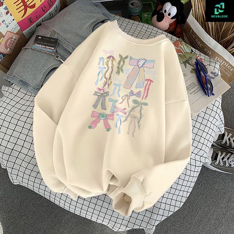 Forteid Sweater Lengan Panjang Oversized Street Style Korean Style/Switer Wanita Oversize Kaoscetaka