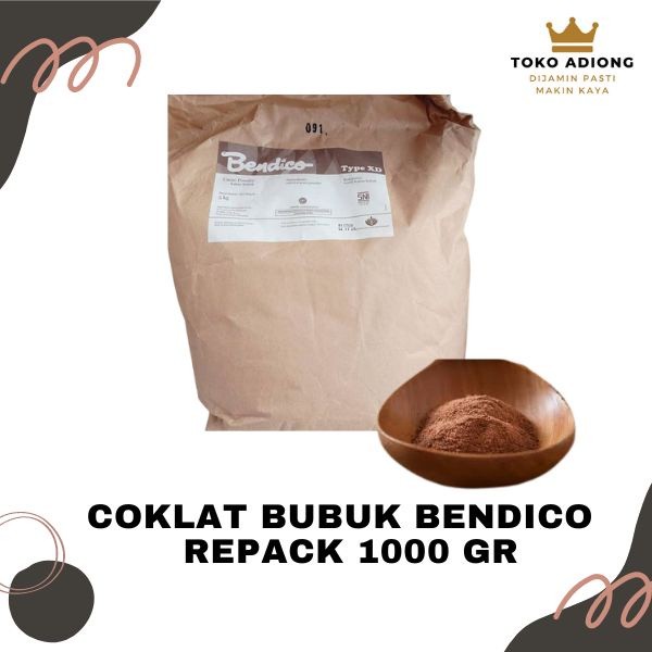 

COKLAT BUBUK BENDICO REPACK 1000GR / 1KG