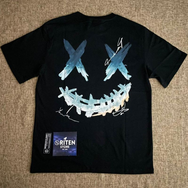 Kaos Oversize Ricky is Clown Ocean Tee Black Original / RickyisClown