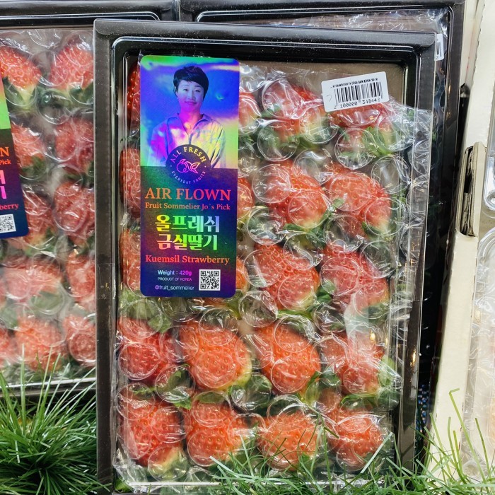 

Strawberry korea manis premium Airflown | strawberry super premium Box
