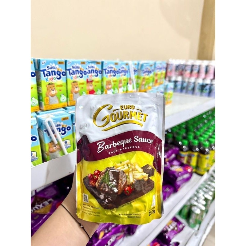 

Euro Gourmet Barbeque Sauce 250 gram kartonan atau 1 DUS isi 24 pcs