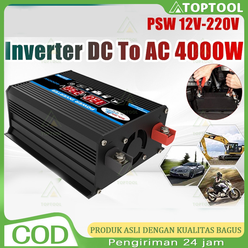 Pure Sine Wave PSW Power Inverter 1000 Watt 12 Volt / Inverter 1000W/2000W/4000W DC 12V to AC 220V