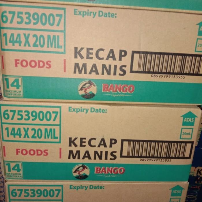 

1 DUS KECAP MANIS BANGO SACHET UKURAN 18ML ISI 144 PCS [NEW] - GOB