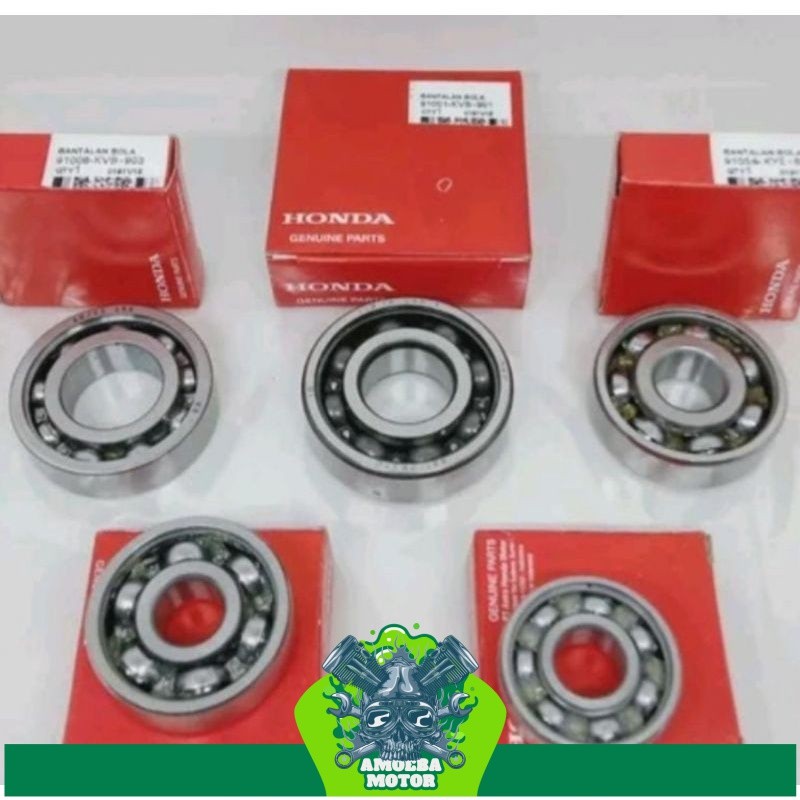 BEARING LAHER RASIO GARDAN SET 5PCS KZL K25 K44 BEAT FI ESP VARIO 110
