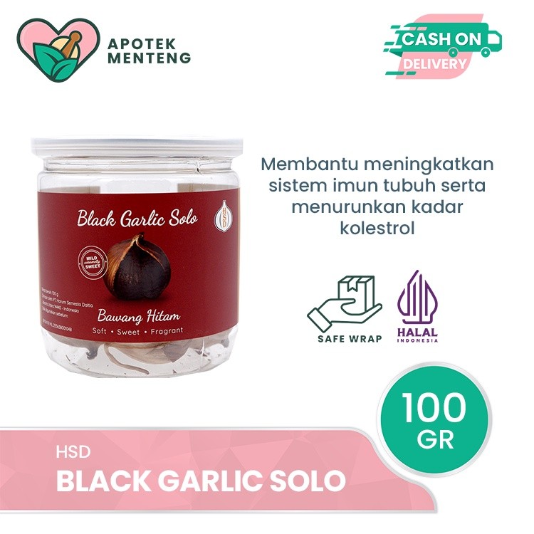 

DA HSD Black Garlic Solo 100 Gr - Bawang Hitam Tunggal