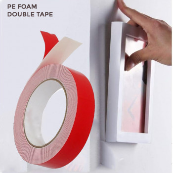 

NAIKOS Lakban Double Tape Foam Strong Adhesive Shock Proof 0.8mm Thick 3M 8mm - NK01