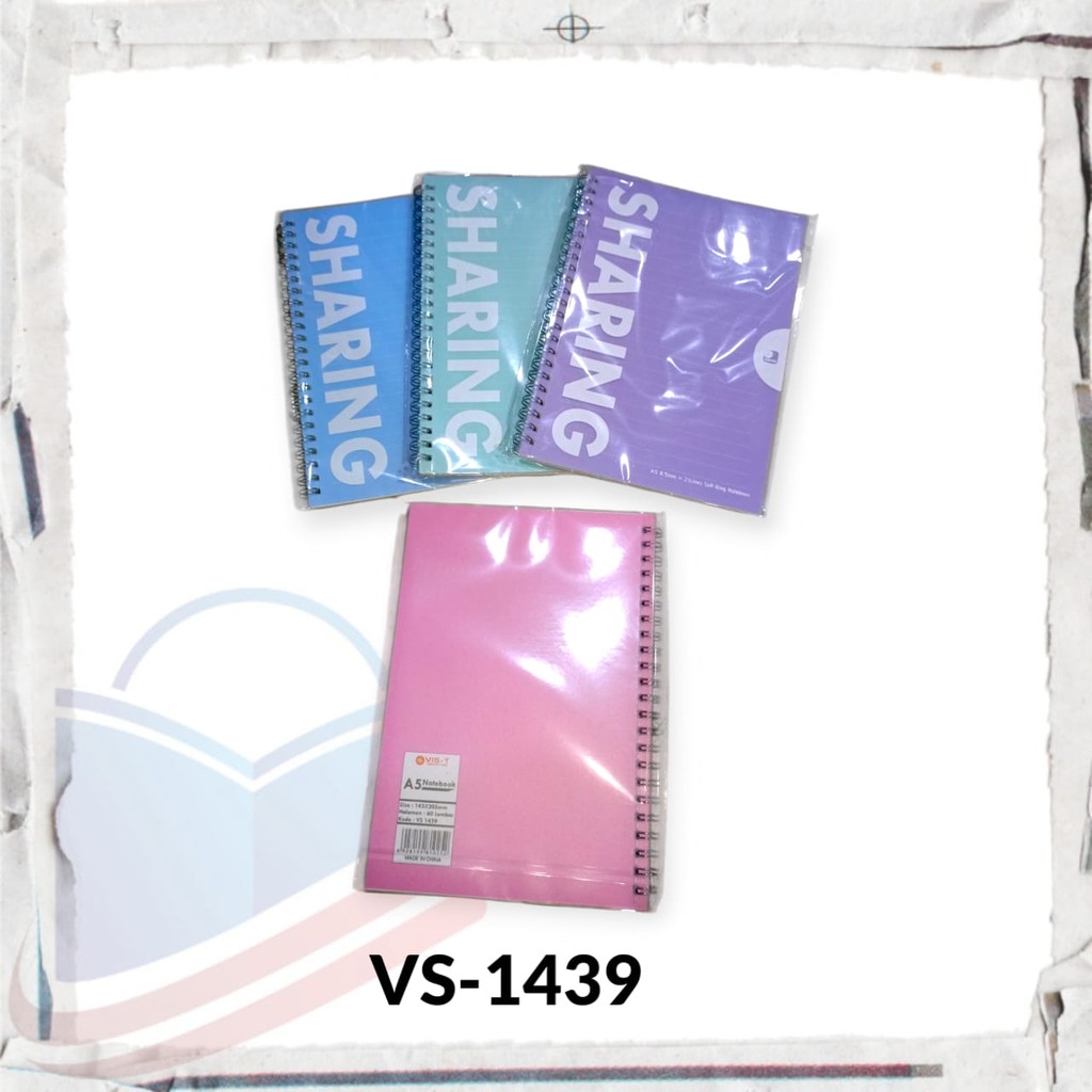 

Notebook Vis-1 Ring Spiral Uk A5 & A6