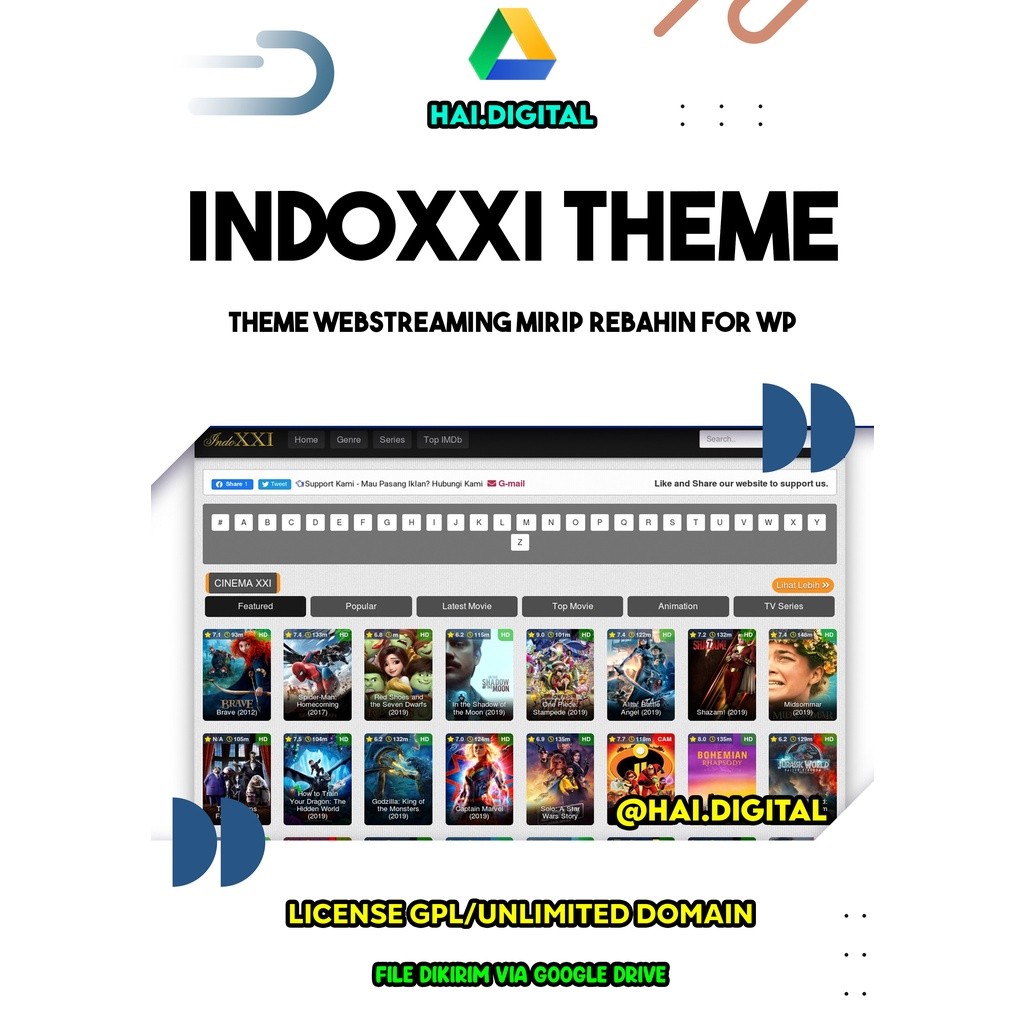 INDOXXI MIRIP REBAHIN WEBSTREAMING THEME FOR WORDPRESS