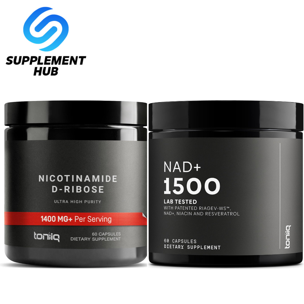 Toniiq NAD Booster Nicotinamide D-Ribose 60 Caps