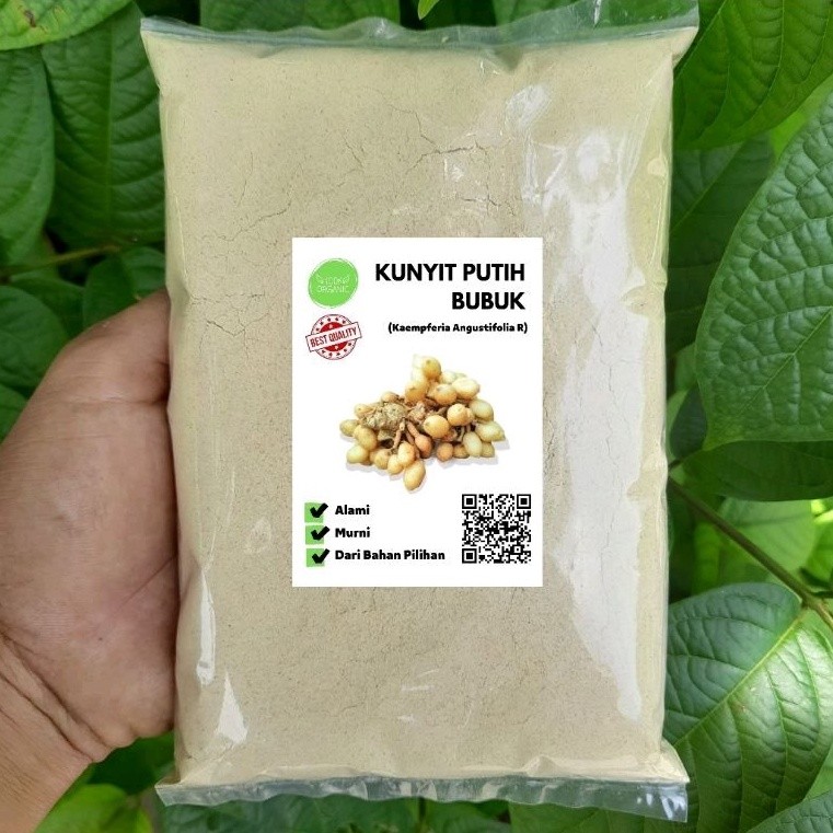 

Powder Serbuk Bubuk Kunyit Putih isi 500 Gram Temu Gombyok Kunci Pepet Rapet