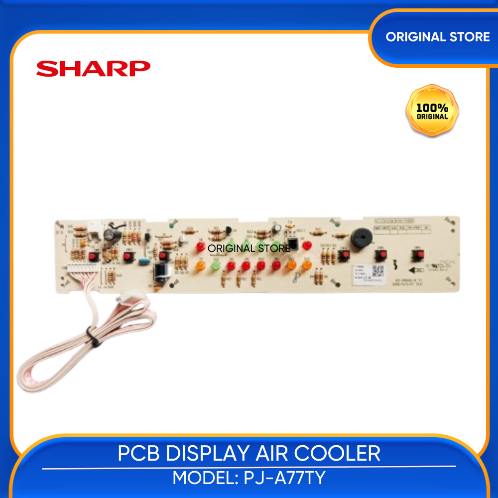 PANEL DISPLAY TOMBOL AIR COOLER SHARP PJ A77TY PJ-A77TY