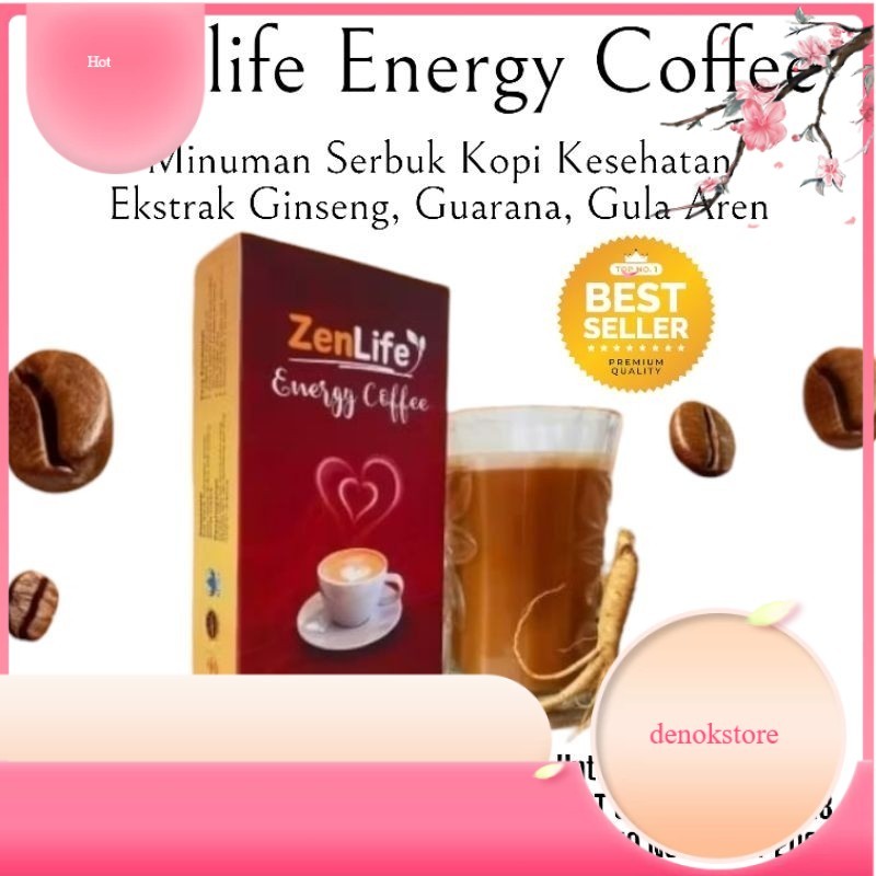 

ZENLIFE ENERGY COFFEE EKSTRAK GINSENG 1 BOX ISI 5 SACHET ORIGINAL KOPI KESEHATAN