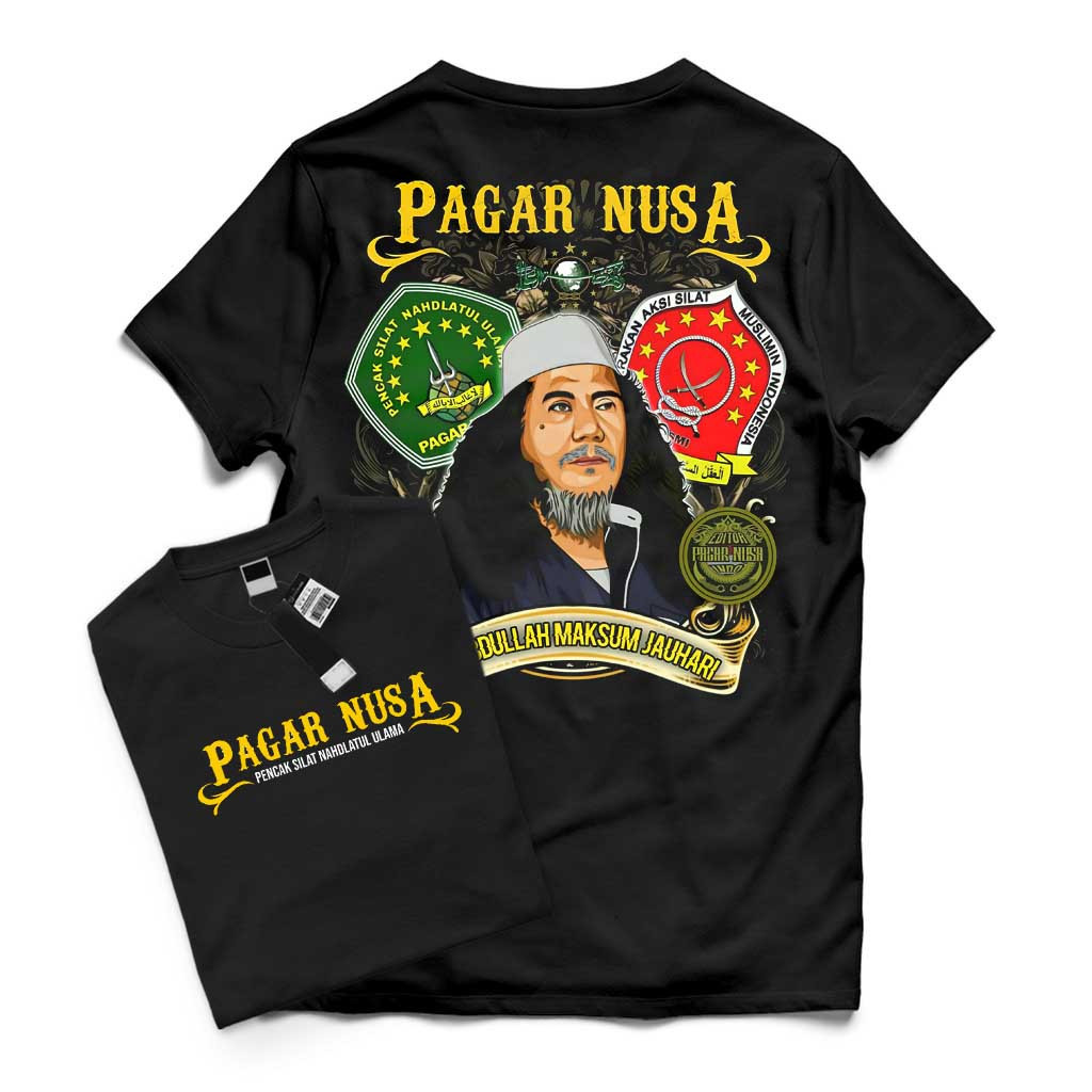 Kaos Baju Distro Pencak Silat Pagar Nusa Gus Maksum Jauhari