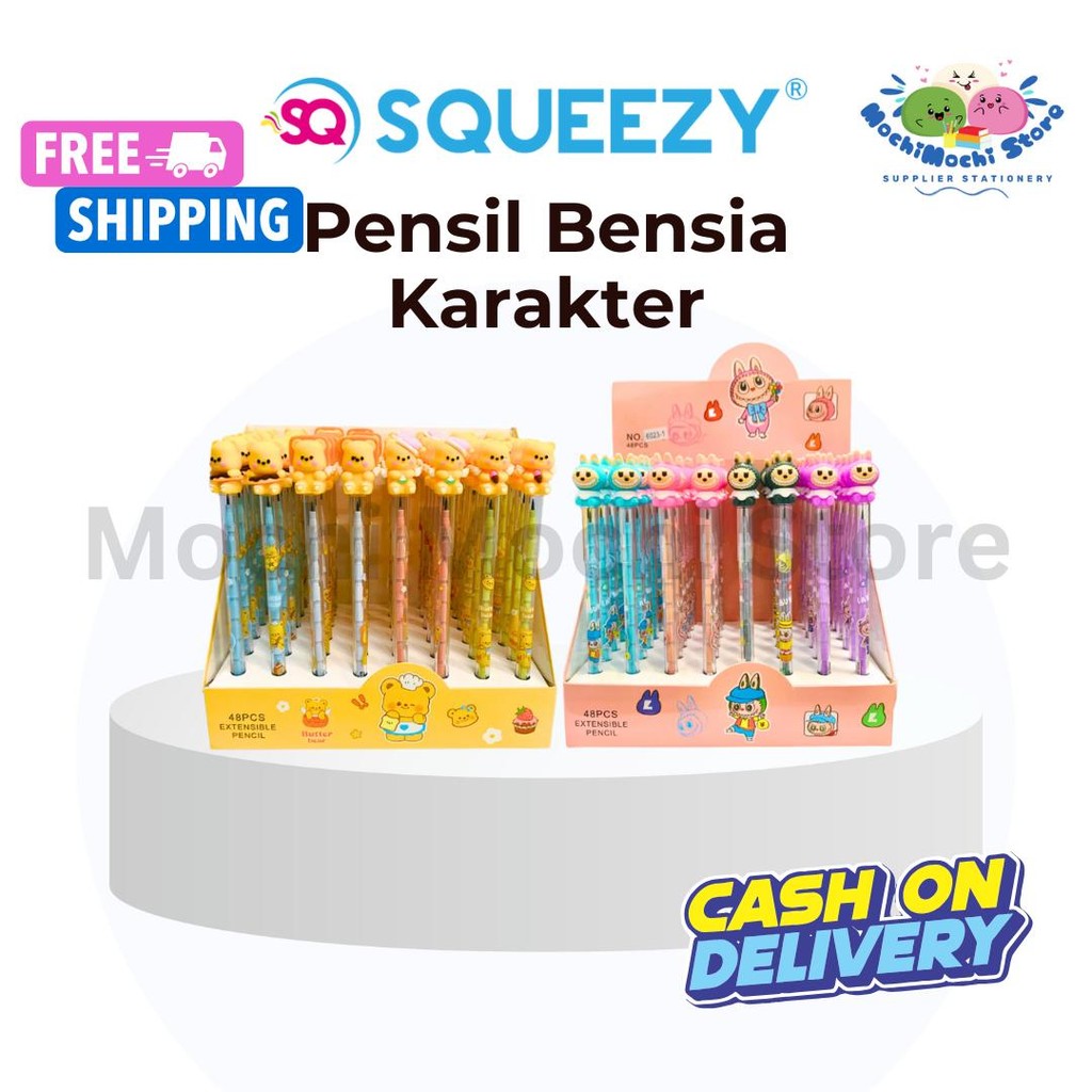 

Pensil Bensia Karakter | Pensil Sambung Susun | Pensil Bensia Butter Bear 6024 | Pensil Bensia Labubu 6023