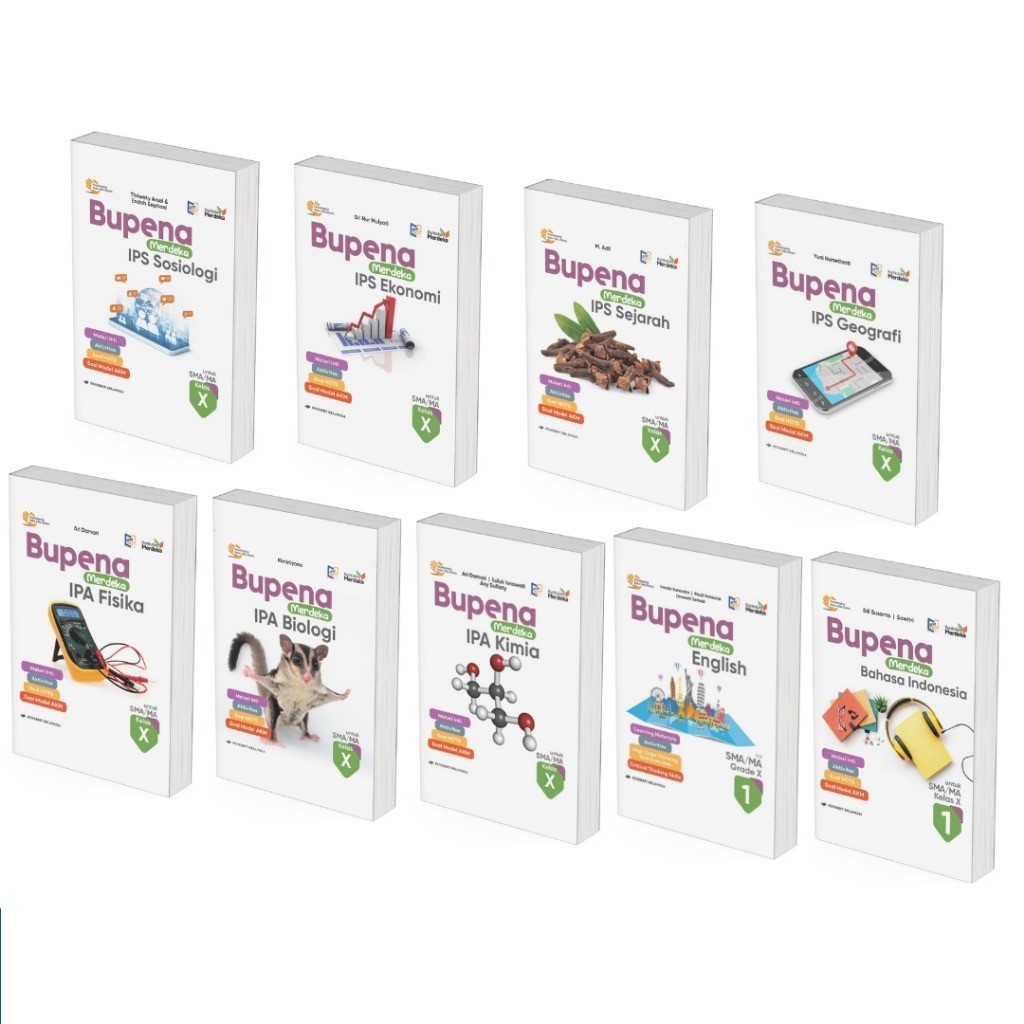 Buku Erlangga Seri Bupena Merdeka SMA/MA Kelas 10 - Kurikulum Merdeka - Erlangga