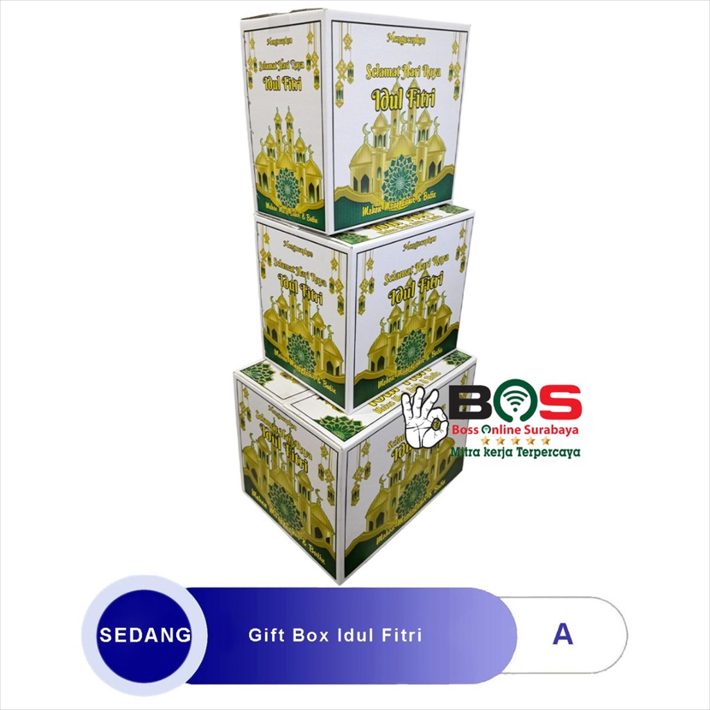

Kardus Parcel Lebaran Gift Box Lebaran Ukuran Sedang