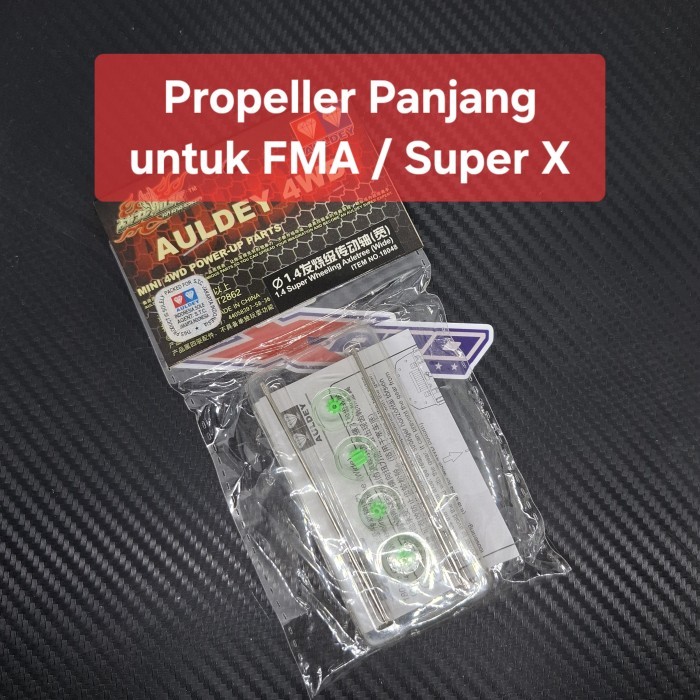 Rep Tamiya Propeller LONG Auldey for FMA / Super XX Chasis
