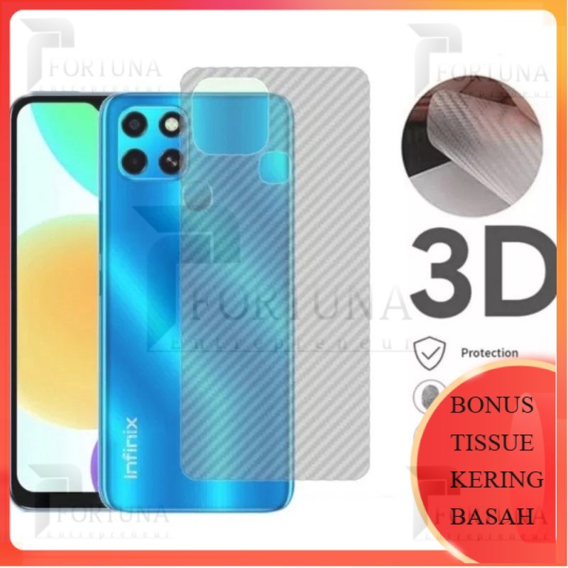[ FORTUNA ] GARSKIN SKIN KARBON INFINIX SMART 5 / INFINIX SMART 6 / SMART HD