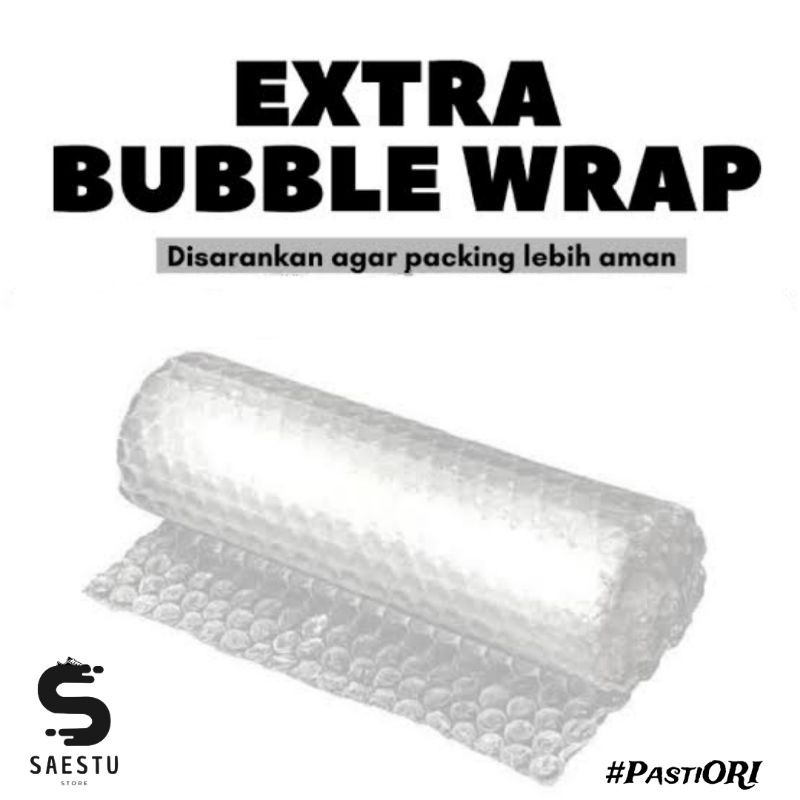 

EXTRA BUBBLE WRAP TAMBAHAN PACKING